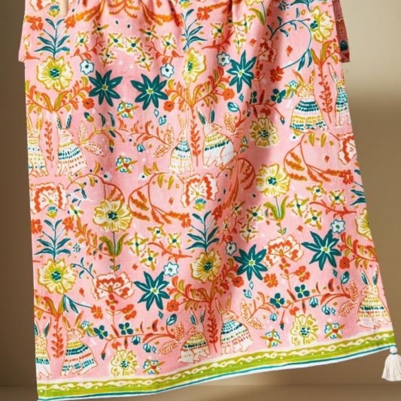 Anthropologie Other - NWT Easter  Spring Anthropologie Bunny Kitchen Dish  Tea Towel